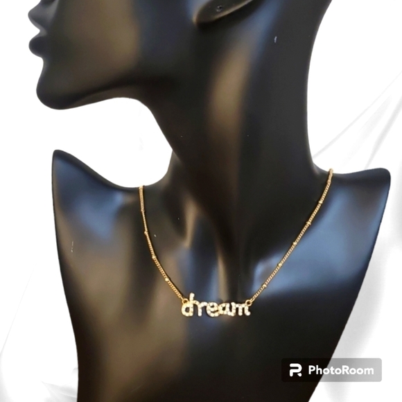 3/$30 MAURICES Cursive Dream Chain Necklace - Picture 1 of 5